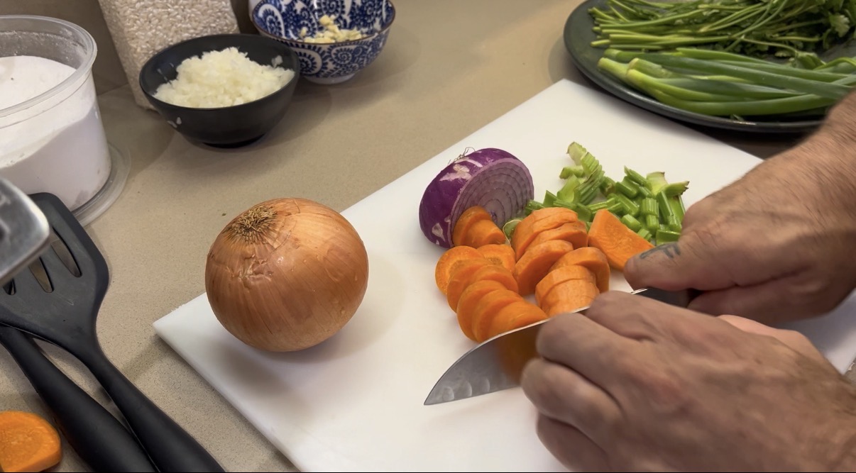 Cortes de legumes